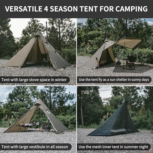Naturehike Ranch Fire Teepee Tent