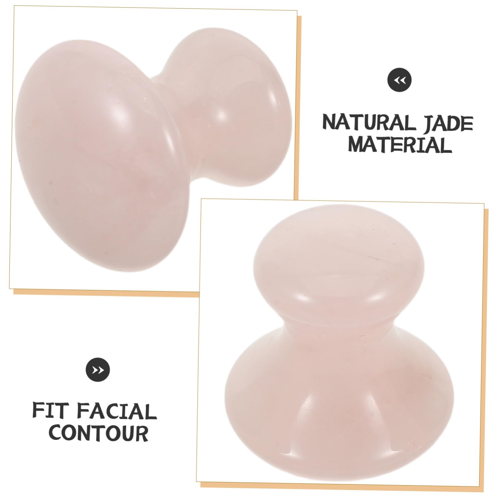 Gatuida 3pezzi Strumento Gua Sha Facciale in Cristallo Forma Di Fungo Pietra Per Massaggio Viso e Collo Tavola Gua Sha Massaggiatrice Portatile Per Spa e Casa