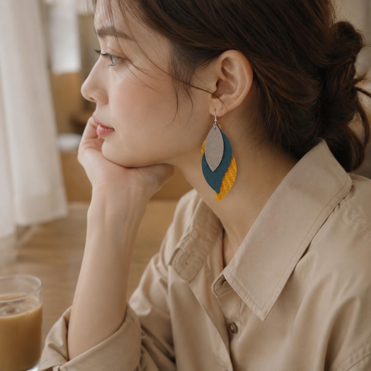 Boho Unique Dangle Earrings for Women, Western Country Jewelry Earrings image 4