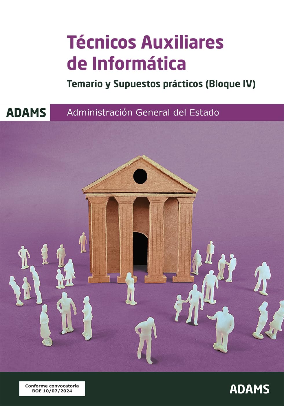 Temario y Supuestos prácticos (Bloque IV) Técnicos Auxiliares de Informática de la Administración General del Estado (OPOSICIONES)