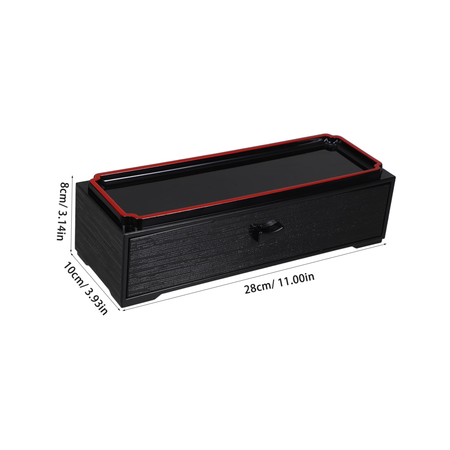 Amosfun Japanische Essstäbchenbox aus Kunststoff für Besteck und Küche