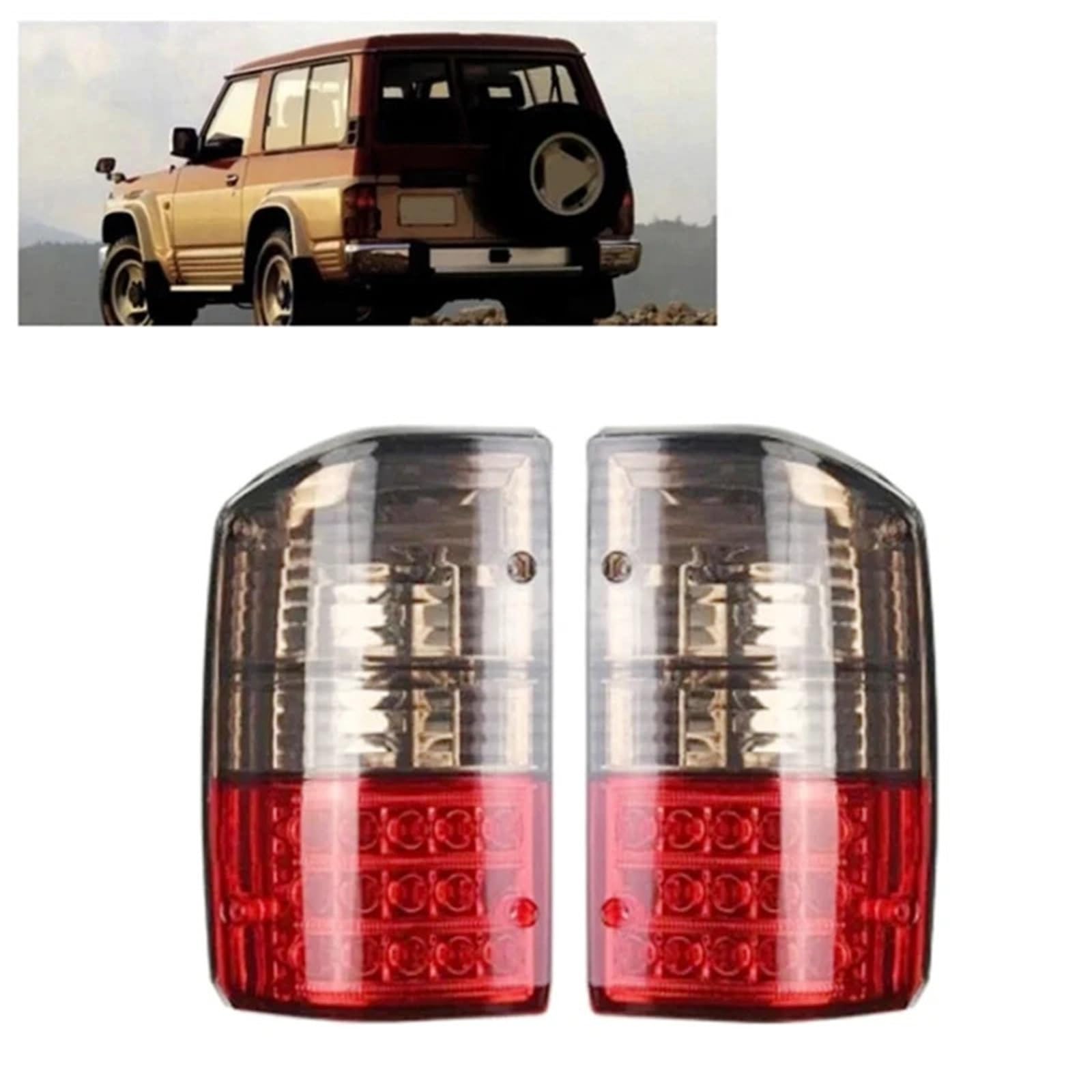 Lampa tylna zespolona Tylny zderzak LED tylne światło hamowania światło stopu pasuje do Nissan Patrol GQ 1988-1997 2655505J00