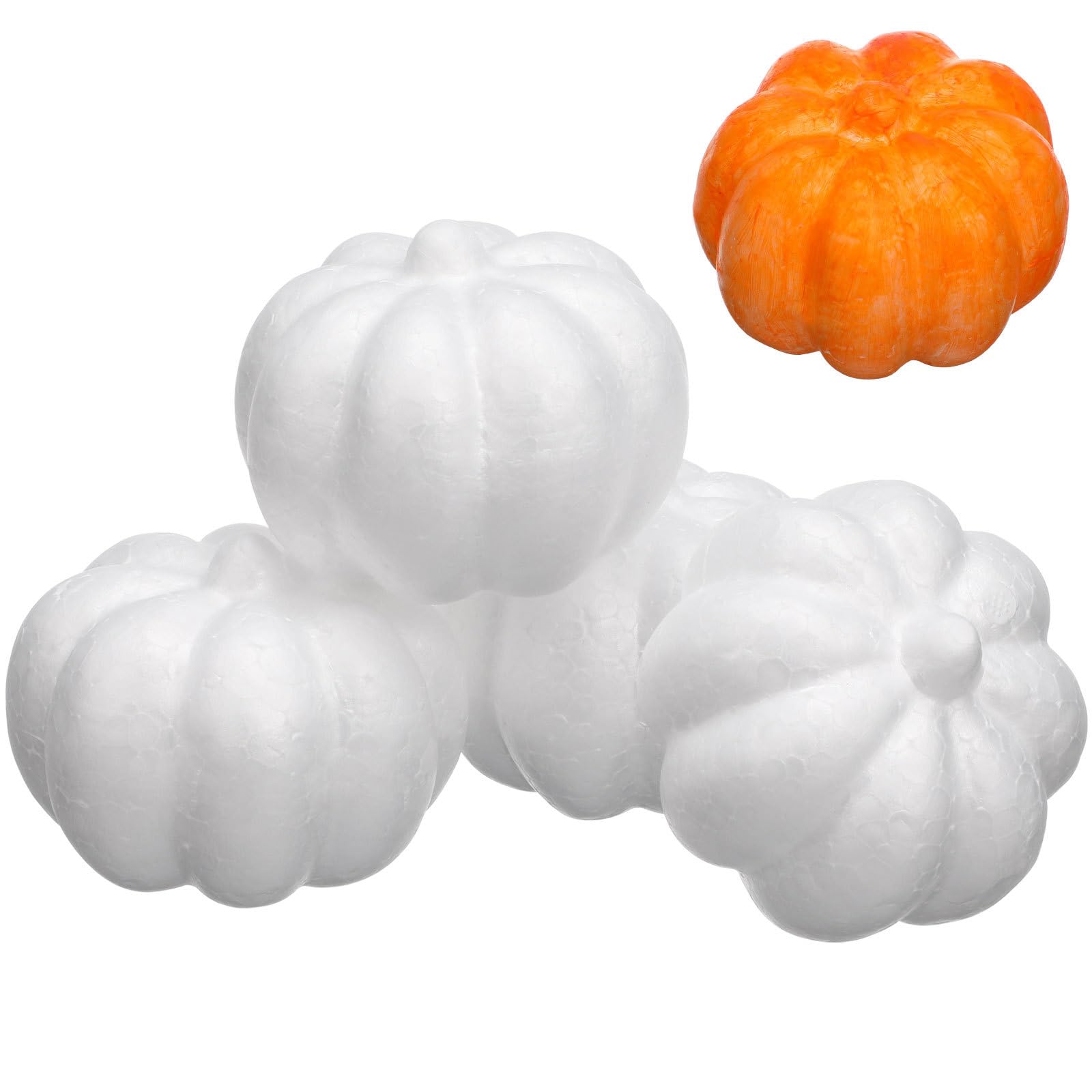 Amazon.com: DOITOOL 20Pcs White Foam Pumpkins for DIY Crafs