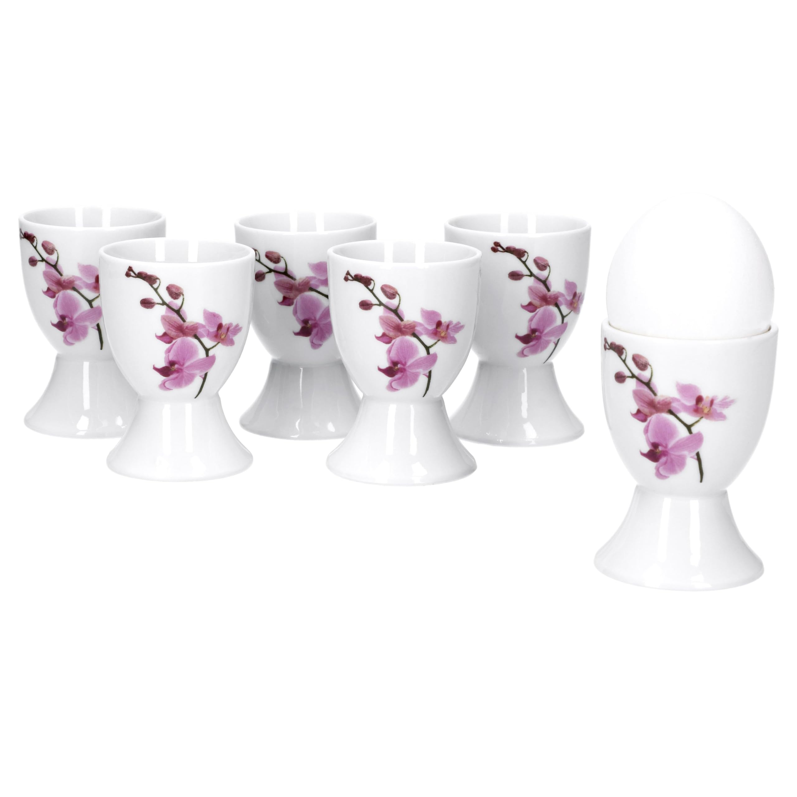 Van Well Kyoto Service à Café Orchidée - Sucrier + Pot à Lait Porcelaine