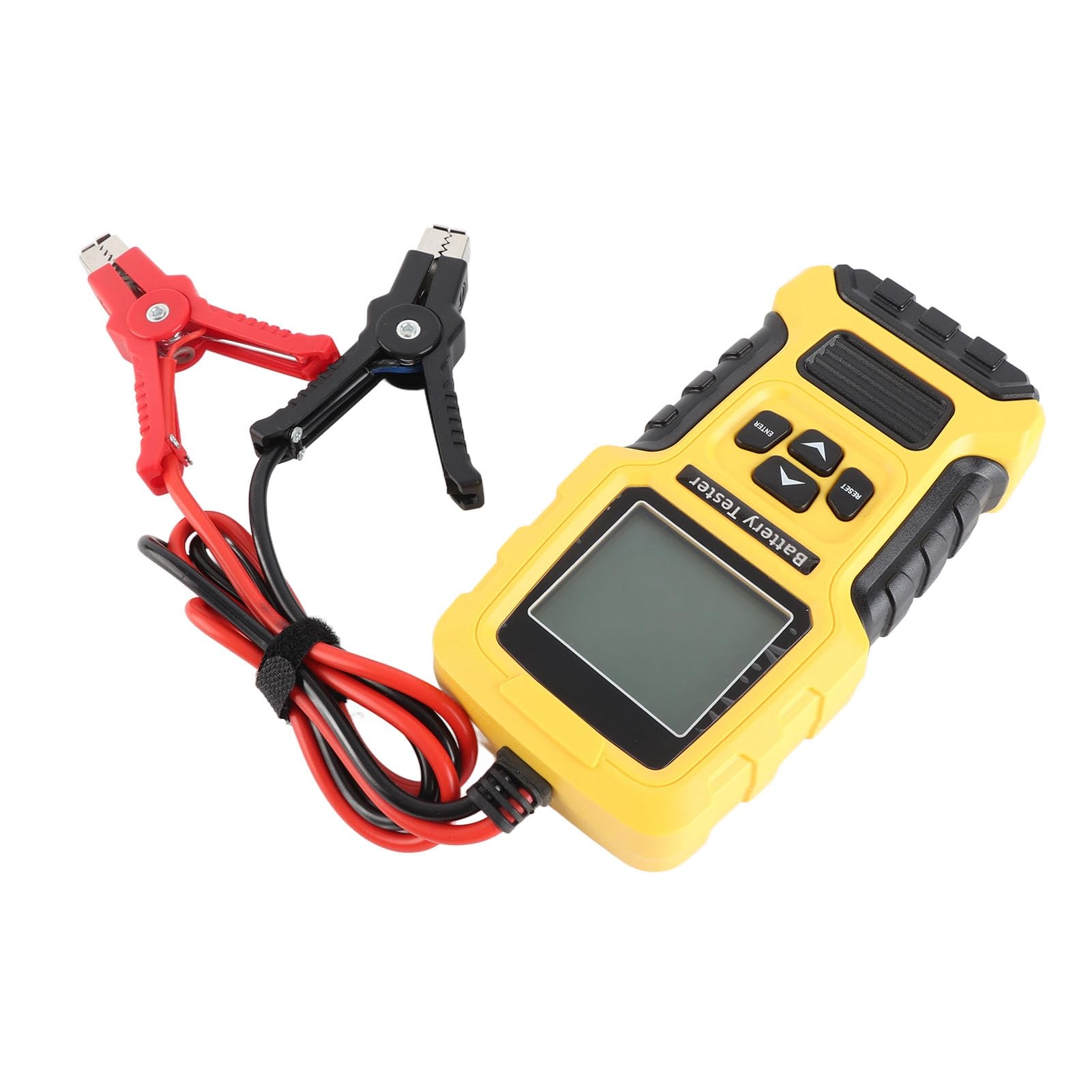 SIXRUN Tester Batteria per Auto, Dispositivo di Test Batteria con Tecnologia di Conduttanza per Batterie 12V 24V, Display Digitale Controllo Resistenza Interna Tensione Rapida per Tecnici di Auto e