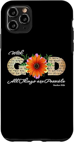 iPhone 11 Pro Max - Regalos cristianos para mujer cita positiva de la Biblia divina para mamá