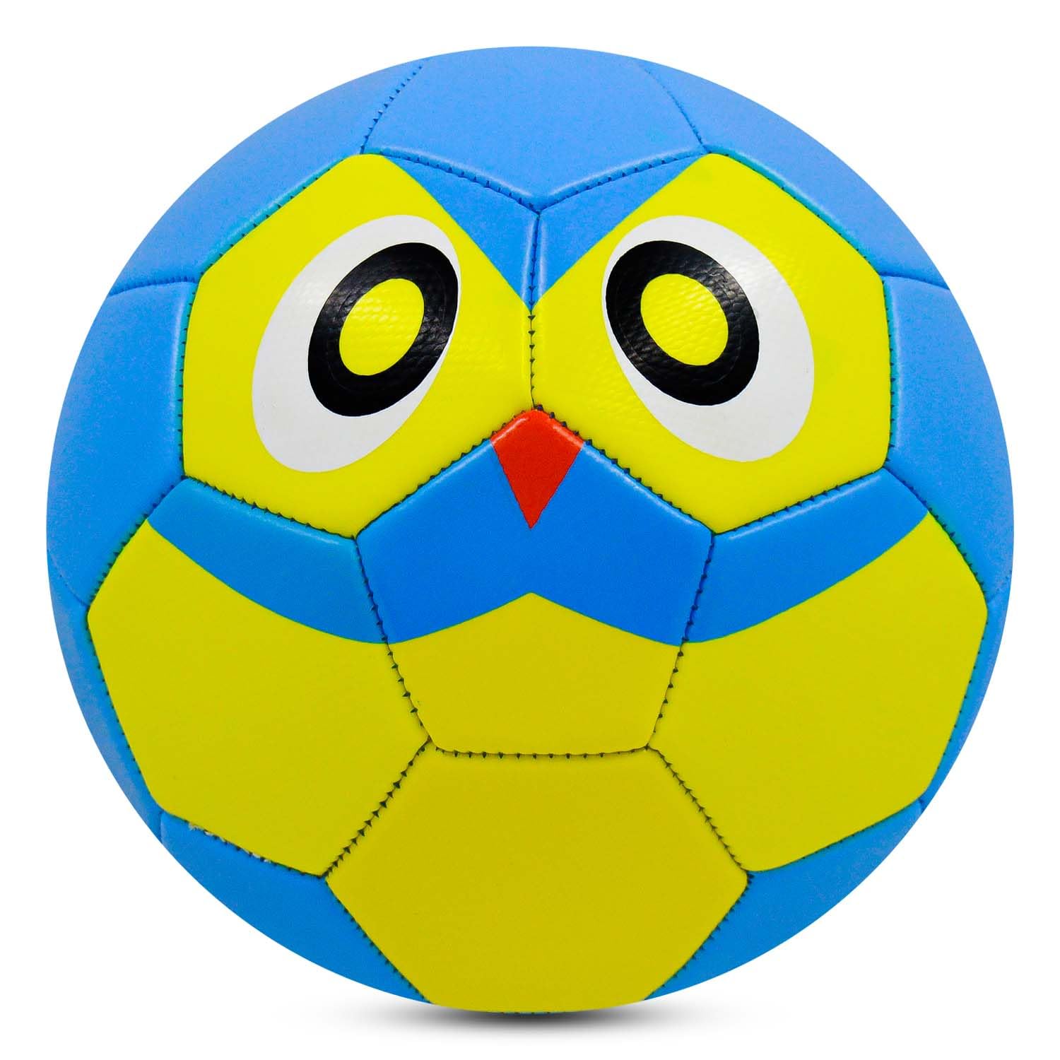 Synco Kids Football | Owl Face Design | Suitable for Kids Aged 4-8 | Soft and Durable | Toy Football for Indoors and Outdoors | BIS Approved | Soccer Ball for Kids | Size-3