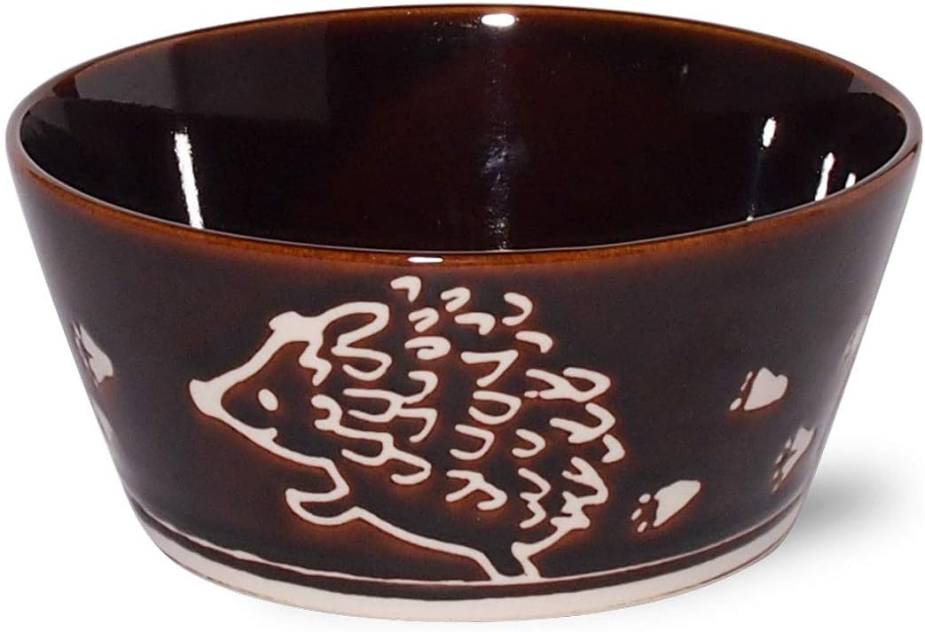Minorutouki mino ware Hedgehog Lightweight Cutting Small Bowl Cream Set of 2 φ4.28×H2.08in