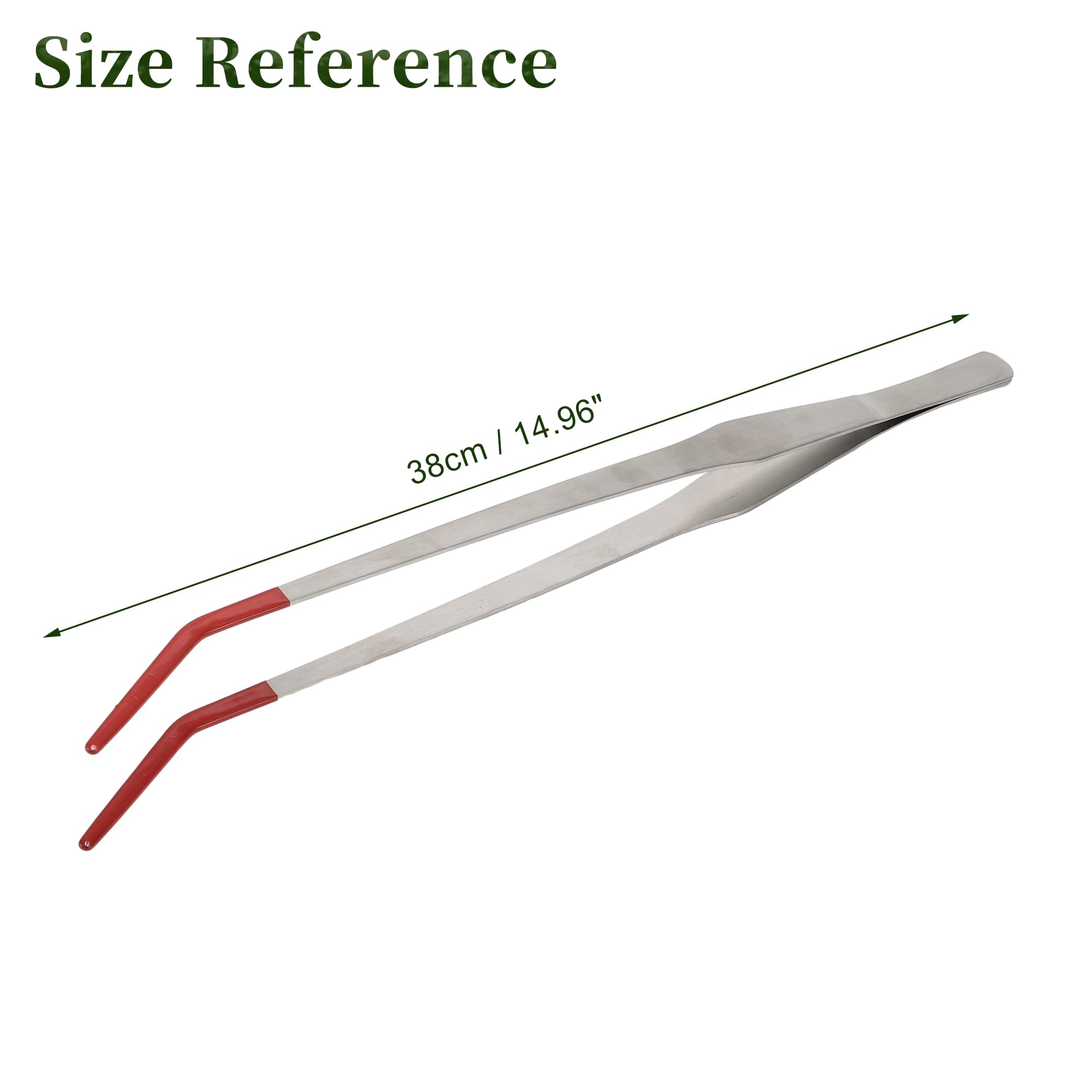 CAPASTEC Reptile Feeding Tongs, Stainless Steel Lizard Feeding Tongs - Image 2