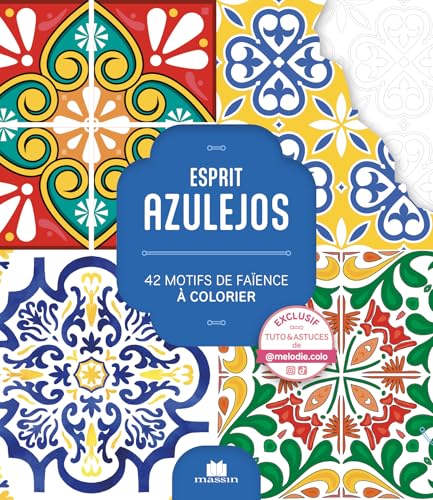 Esprit Azulejos: 42 motifs de faïence à colorier