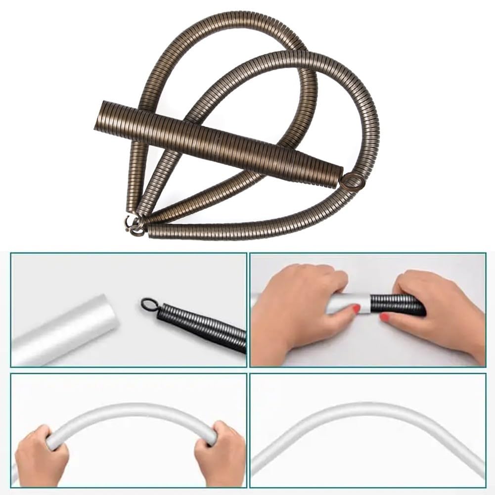 Muelle de flexión de tubería de PVC de 420 mm de largo tubo de flexión de resorte de tubo doblador de tubos de PVC para dispositivos de doblado de tuberías de PVC (16+20+25+32mm)