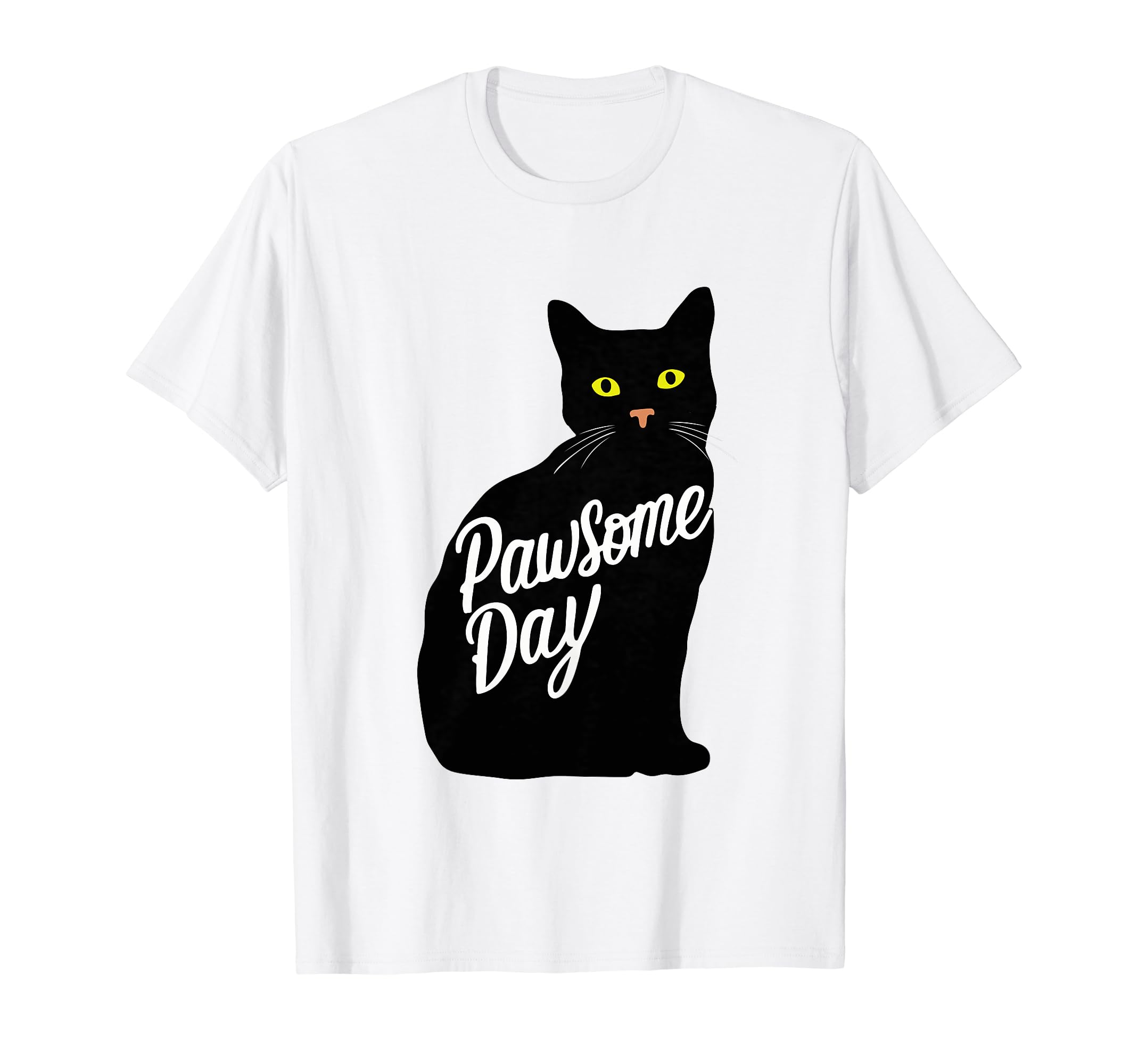 pawsome day Dad Fathers Day Men Kitty Daddy Papa T-Shirt
