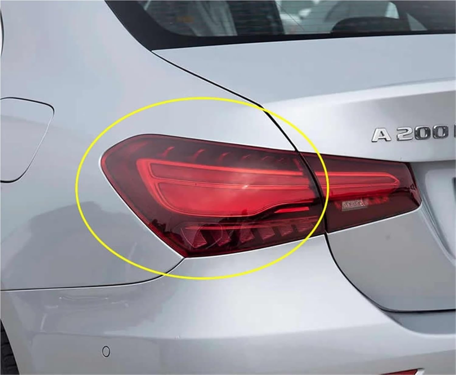 For Benz A-Class W177 A180L A200L 2023 2024 2025 Car Outer Tail Lamp Cover Taillamp Housing Brake Lights Mask(1PCS right side)