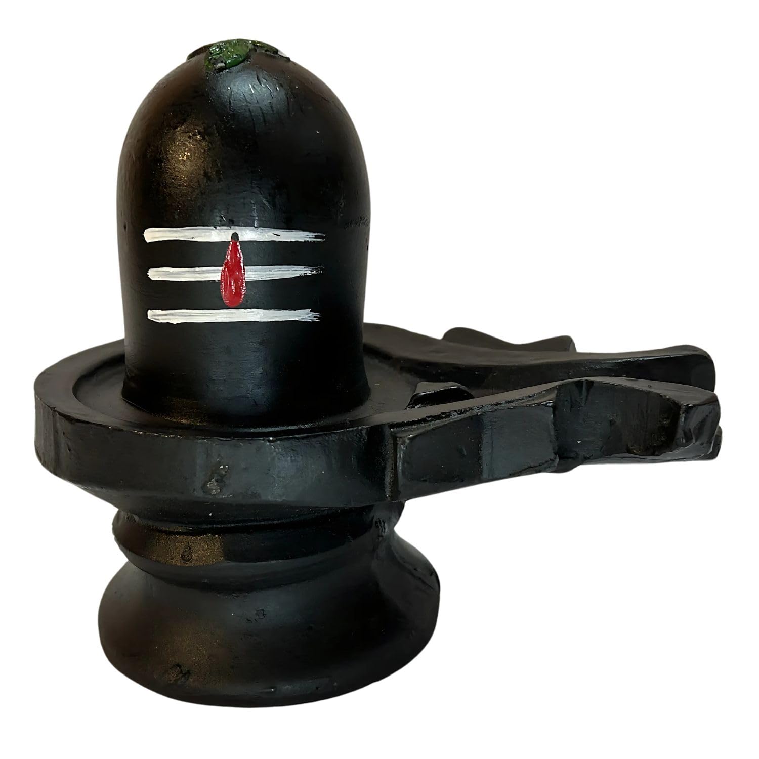 Everway Shiv Ling Puja Idol | Height 10 Cm | Black, Shiva Lingam Moorti for Home, Office, Car Dashboard,Gifting Purpose Sculpture