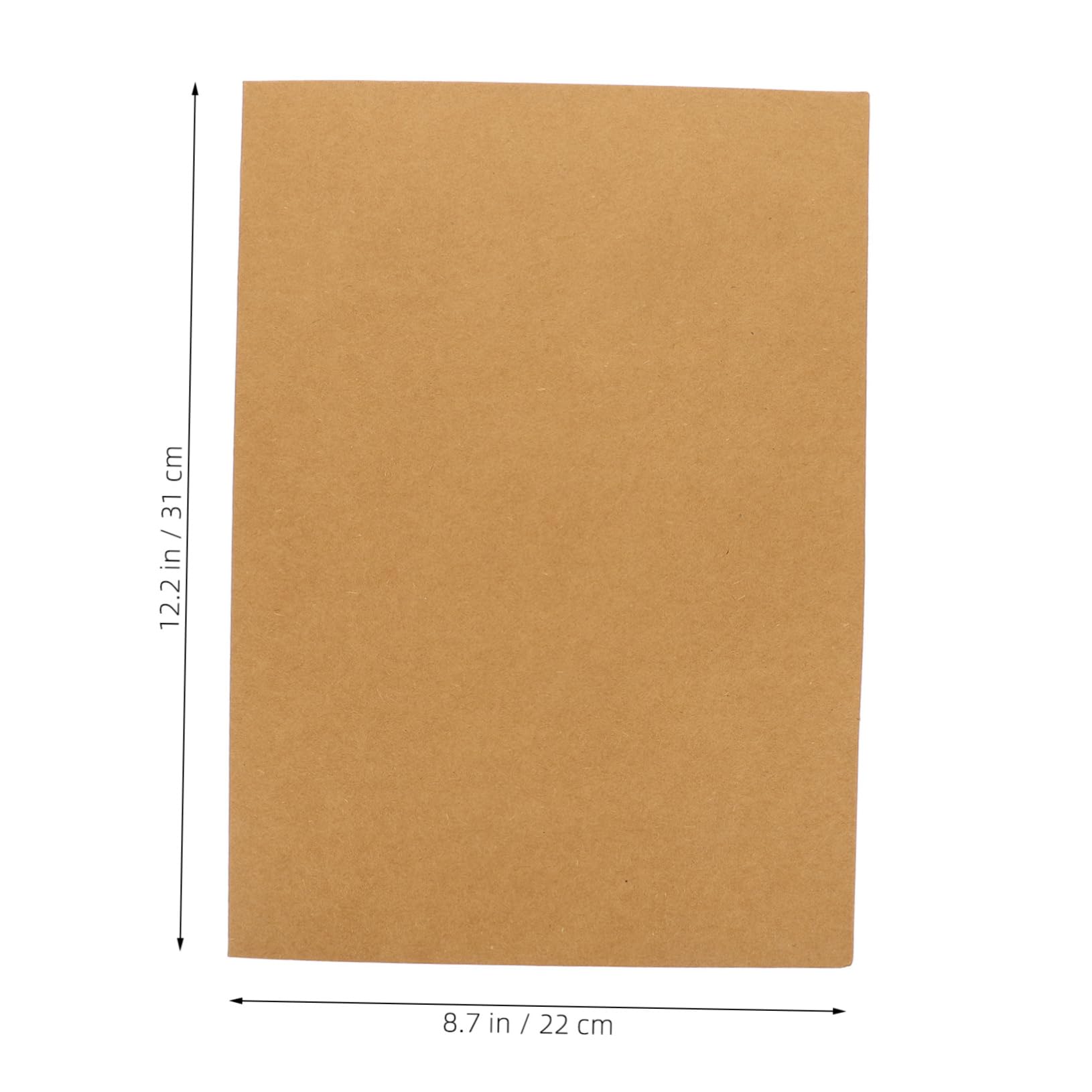 Dokumentenmappe aus Kraftpapier A4 20 Stück zum Beschriften | Einschulung Deko, Präsentationsmappe Papier für Studium und Geschäftsnotizen