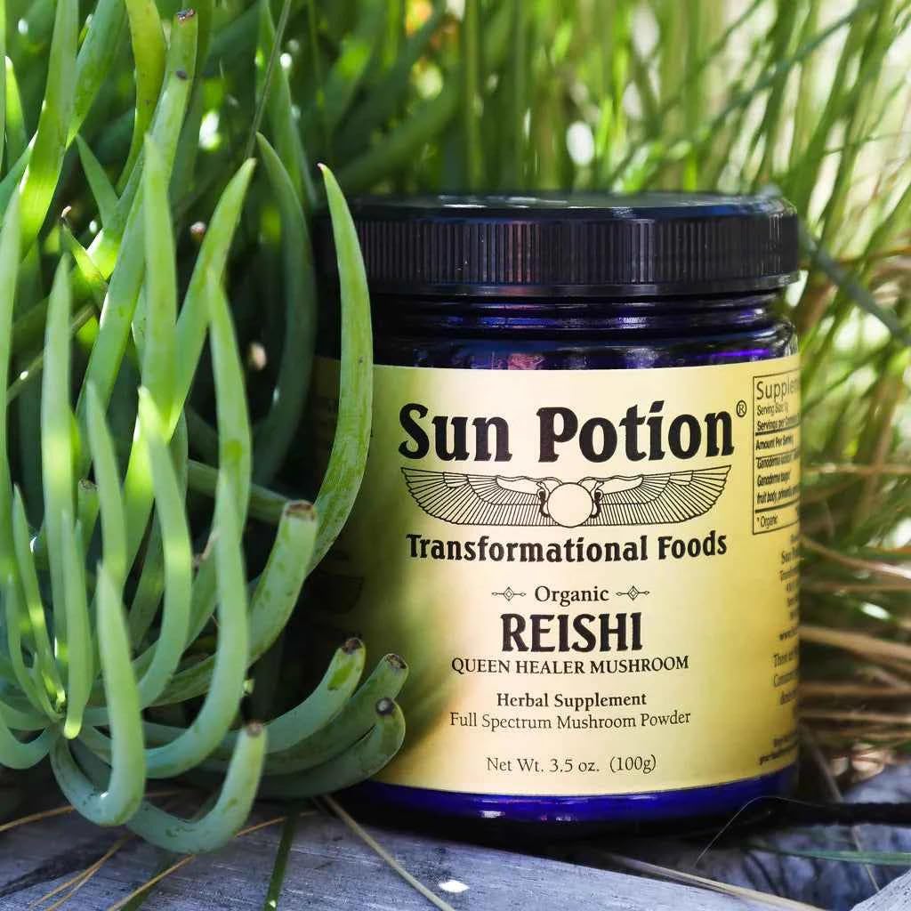 Sun Potion Reishi Mushroom Powder 100g | Ganoderma Full Spectrum — Amazon image 5