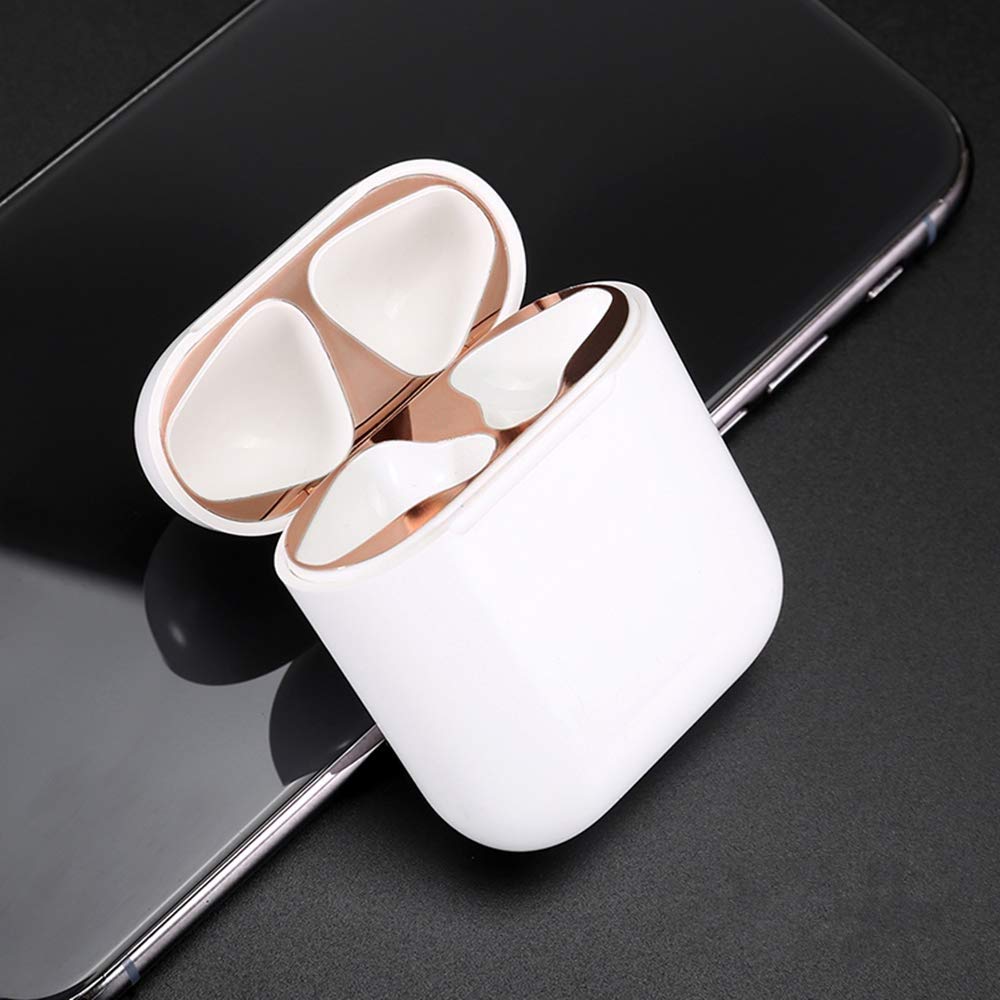 Amazon | A-Focus AirPods 2 Qi対応充電型 ダスト ガード 金属製