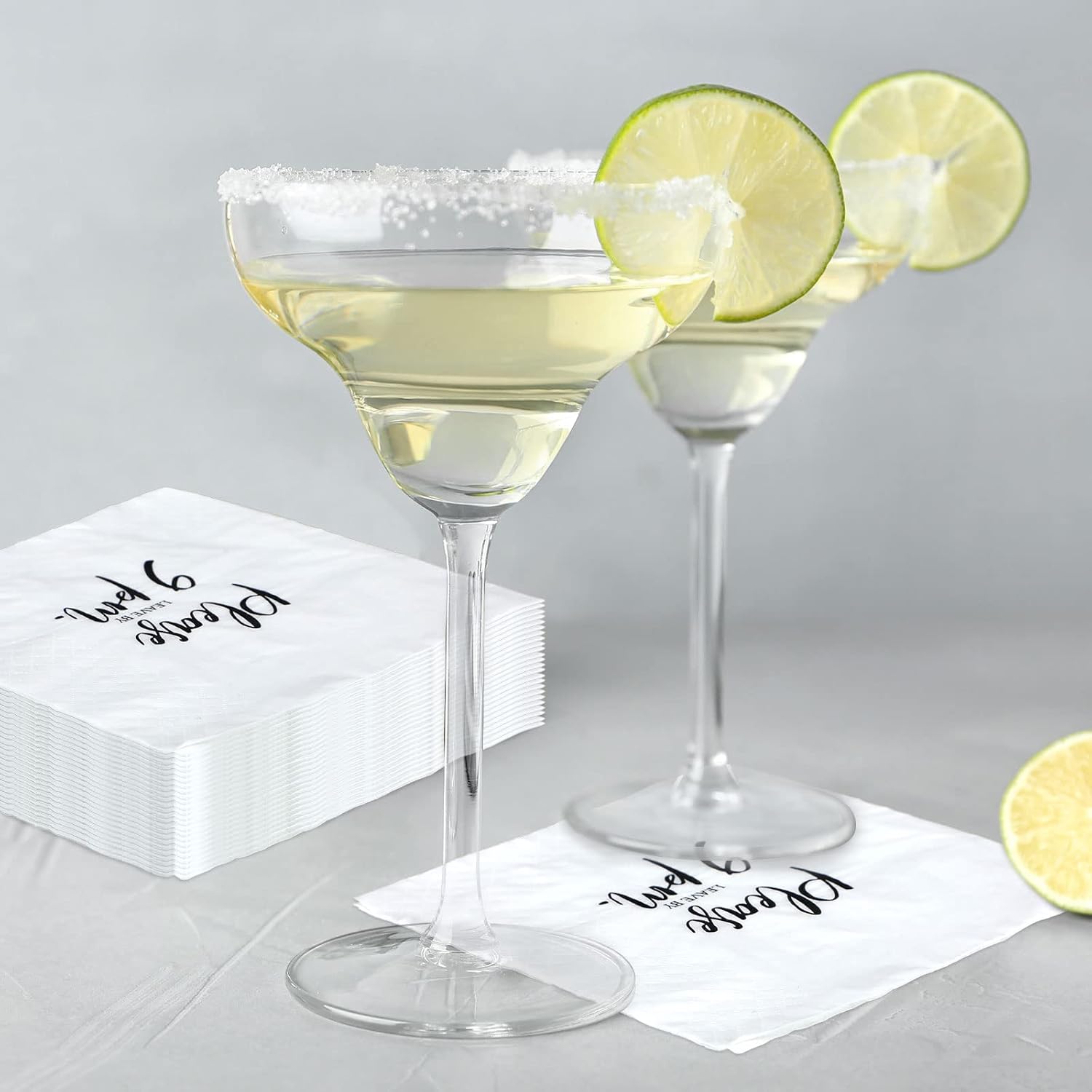 Junkin 50 Pack Please Leave by 9 Cocktail Napkins Funny Bar,Stylish