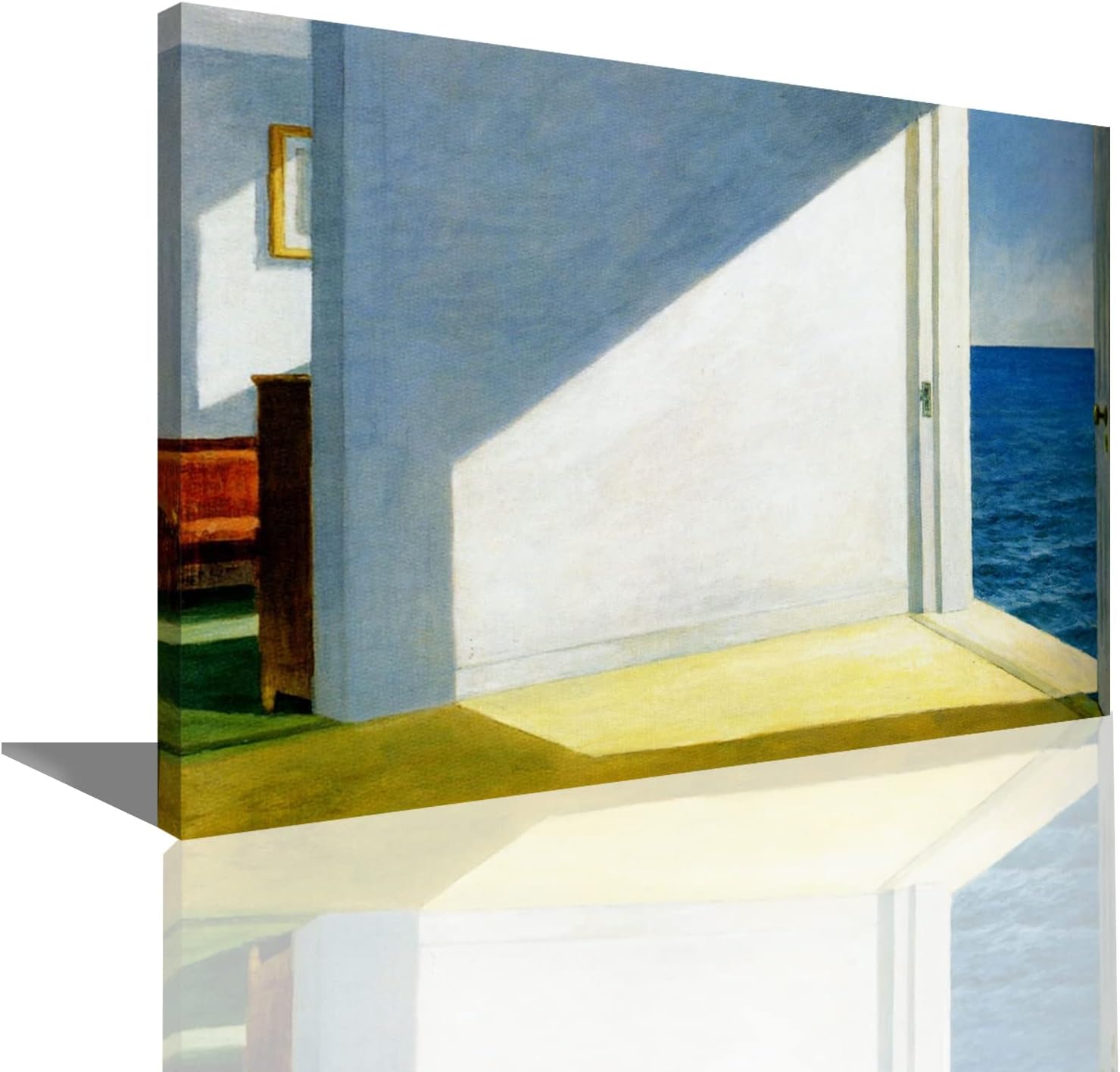 Edward Hopper'S Room By The Sea Poster Magic Realism Wall Art Picture Print Canvas Painting Modern Home Living Room Decor Poster (16x24inch(40x60cm),No Framed)