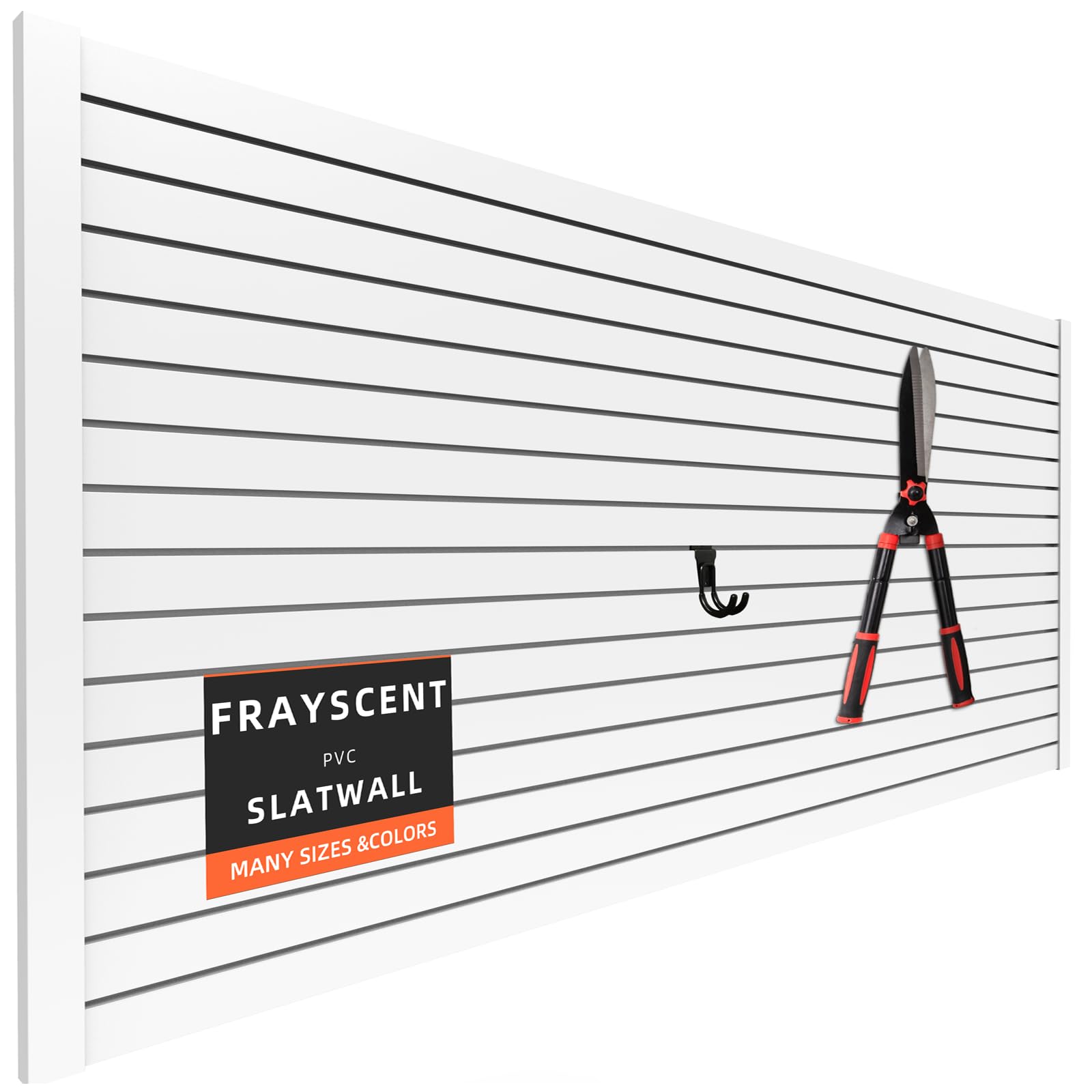 Garage Garden Power Tool Organizer Wall Mount Slatwall Panel Garage Wall Organizer Heavy Duty Wall Mounted Waterproof PVC Wall Panels 4x8 Bathroom Bike Rack Garage Storage & Organization Products