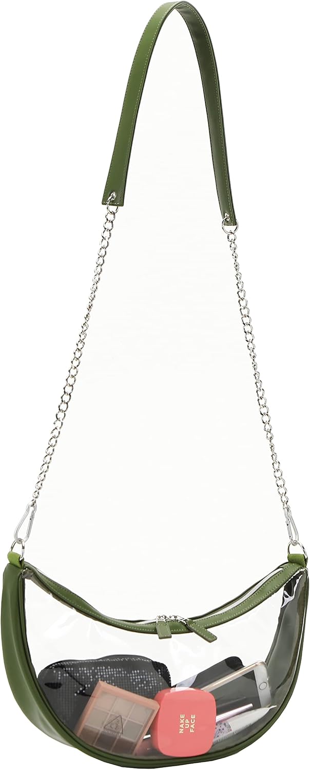 K-BOB Fashionable Shoulder Crossbody Clear Bag