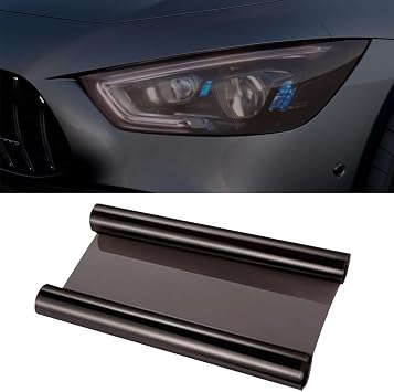 ZIMISI 11.8848 Inches Car Headlight Tint Film Light-BL
