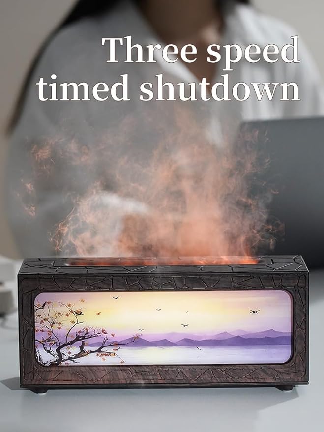 Difusor de Aromas Eléctrico Ultrasonico HapIntlNex 250ml Negro miniatura 8