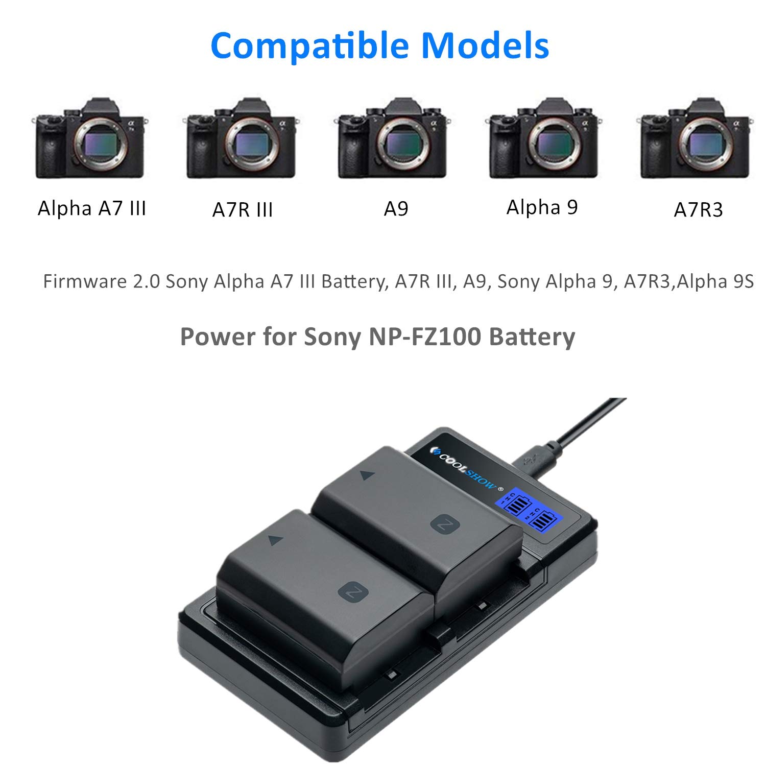 SONY - SONY BC-QZ1 、NP-FZ100 セット Amazon | SONY(ソニー) バッテリーチャージャー BC-QZ1 | ビデオ