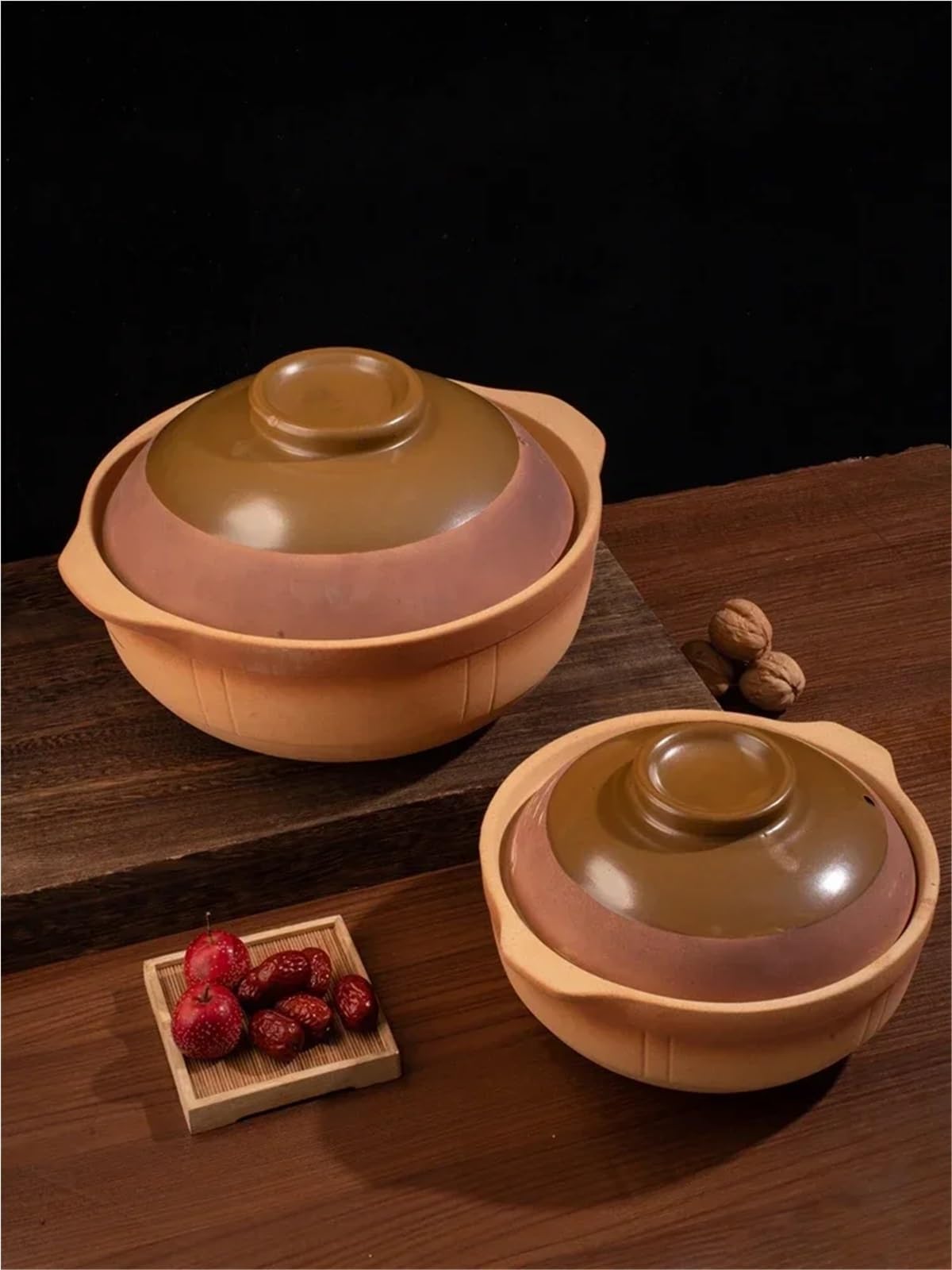 Casseruola Casseruola Pentole in ceramica Pentola for uso domestico for riso Padella antiaderente(1000 ml)