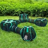 99BOX Outdoor Katzenlaufstall 7-in-1, faltbares Katzengehege tragbares