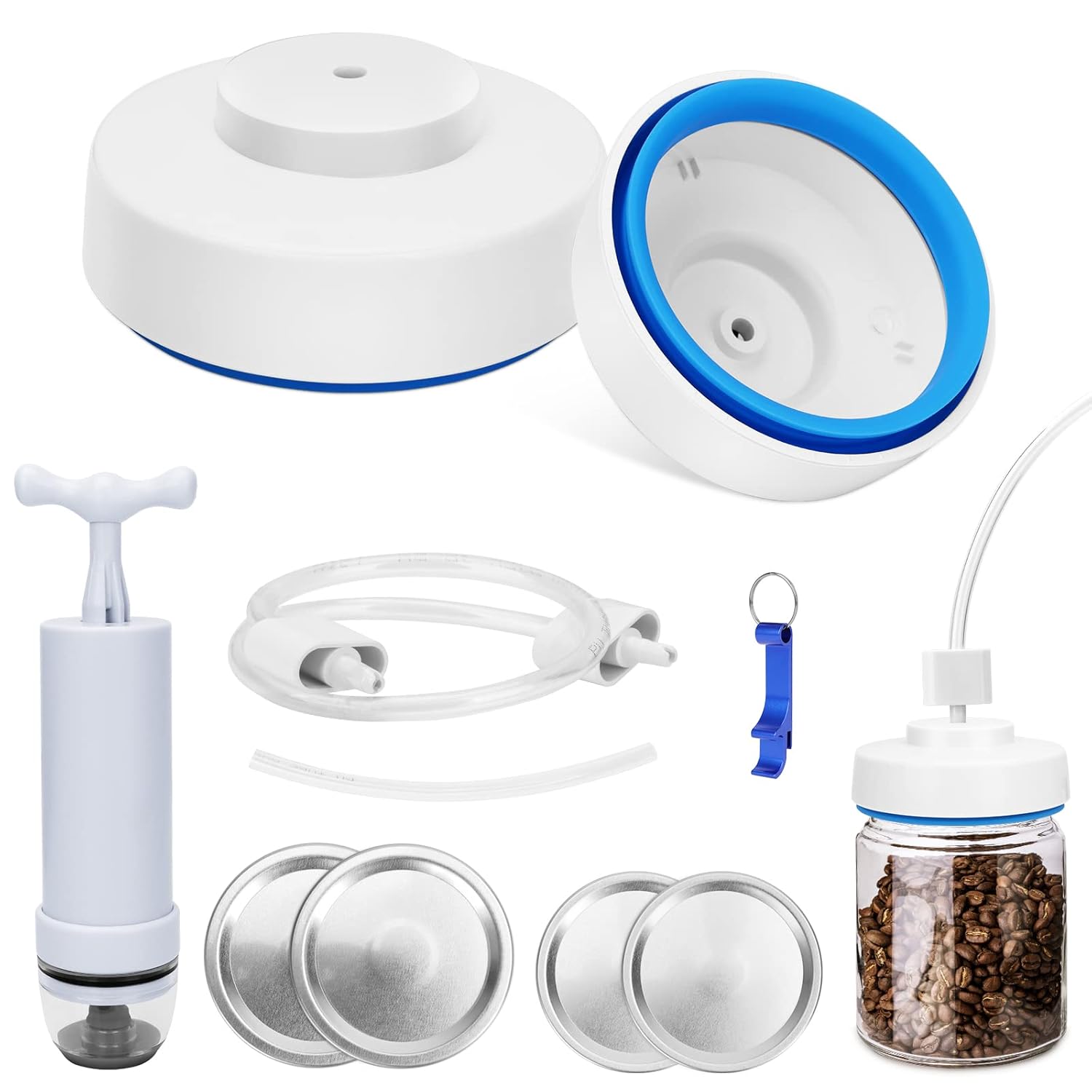 Buy Mason Jar Vacuum Sealer for Wide & Regular Mouth Mason Jars, Jar