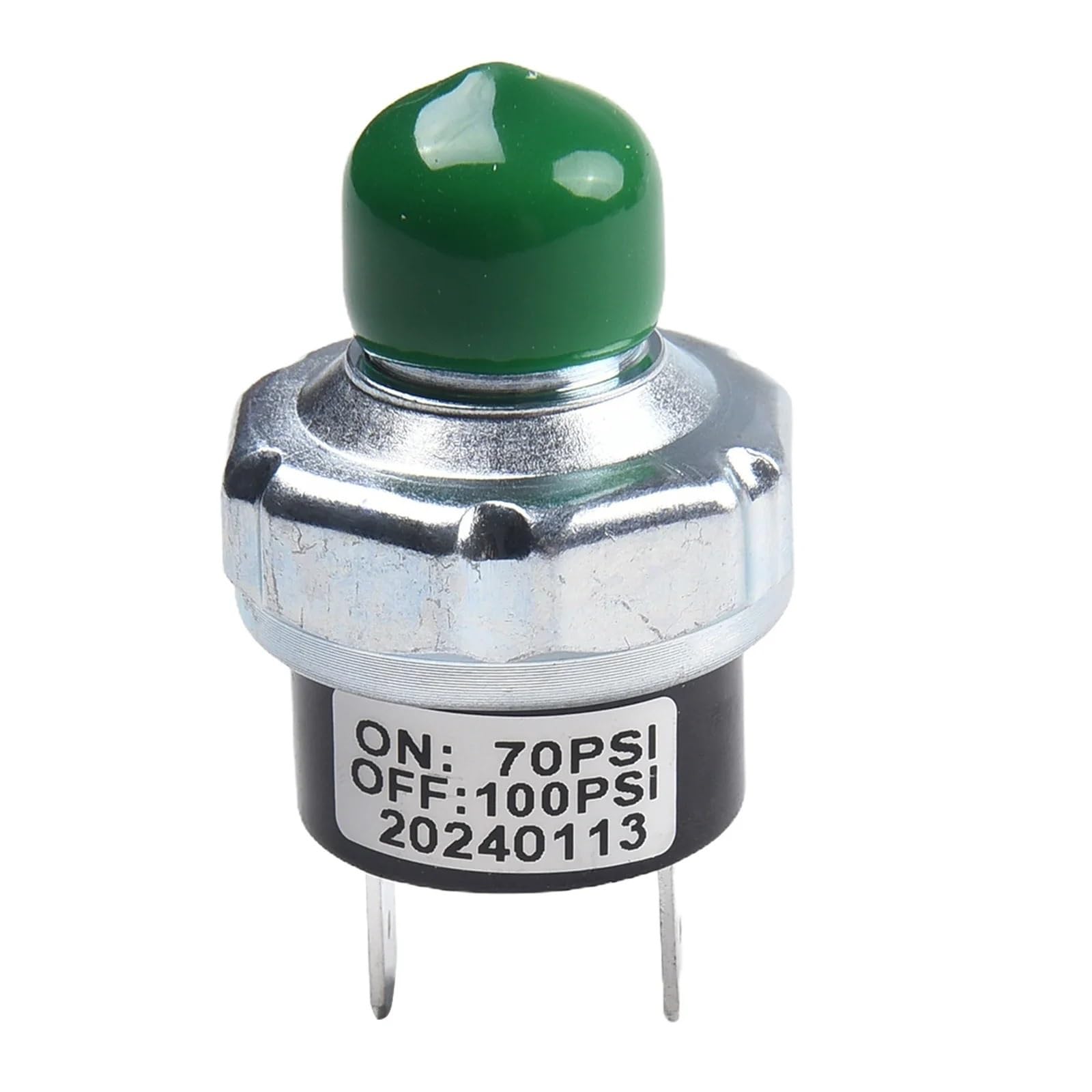 Air Compressor Pressure Switch 70-100PSI 90-120PSI 1/4'' NPT Thread for 12V/24V DC Compressors Control(70-100PSI)
