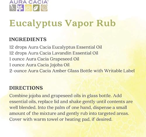 Miniatura 6 de Aura Cacia Aceite para el cuidado de la piel de semilla de uva  GCMS probado para pureza  4.0 fl oz (4 onzas líquidas) (paquete de 2)