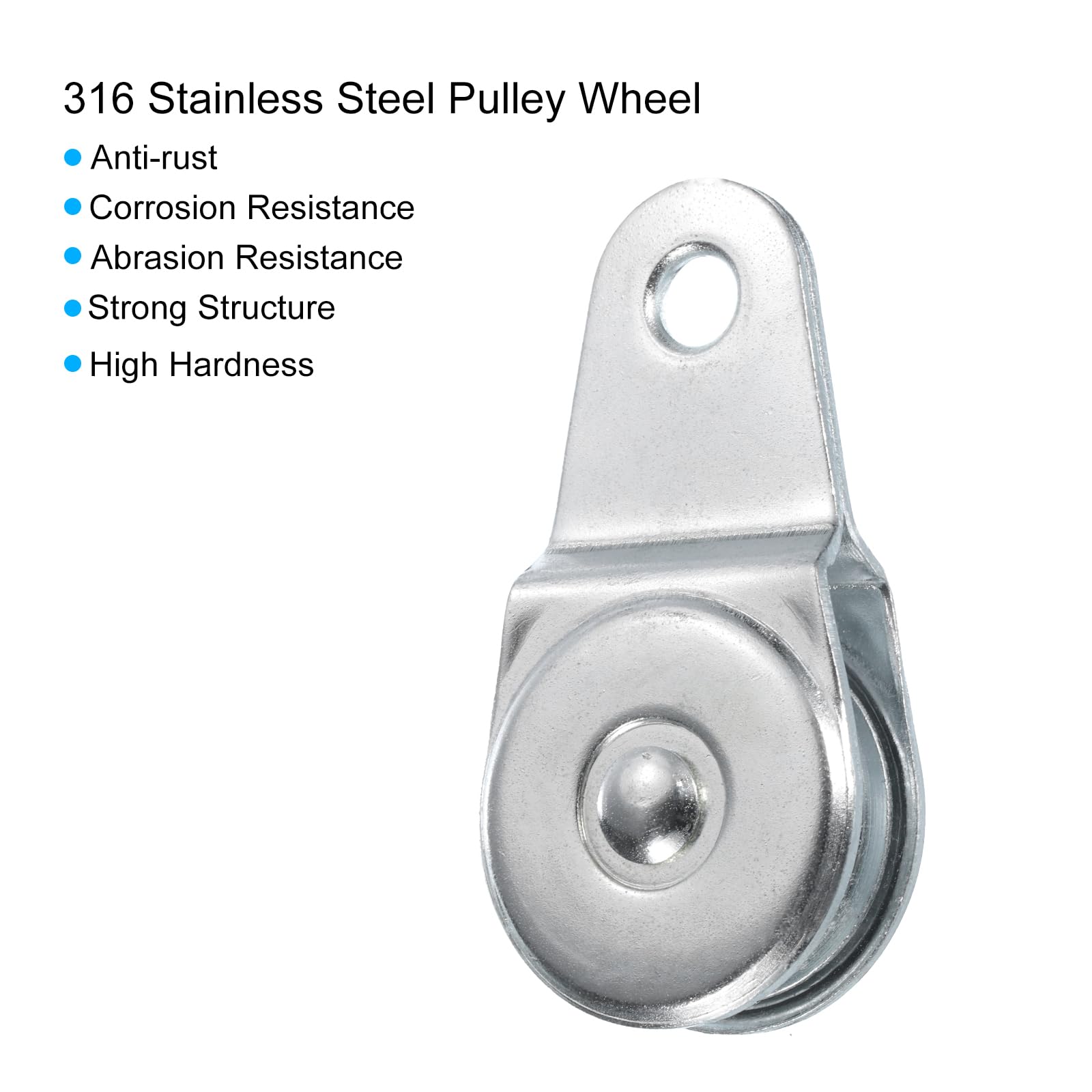 Amazon | 70 mm シングルシーブブロック サスペンションワイヤー引張り