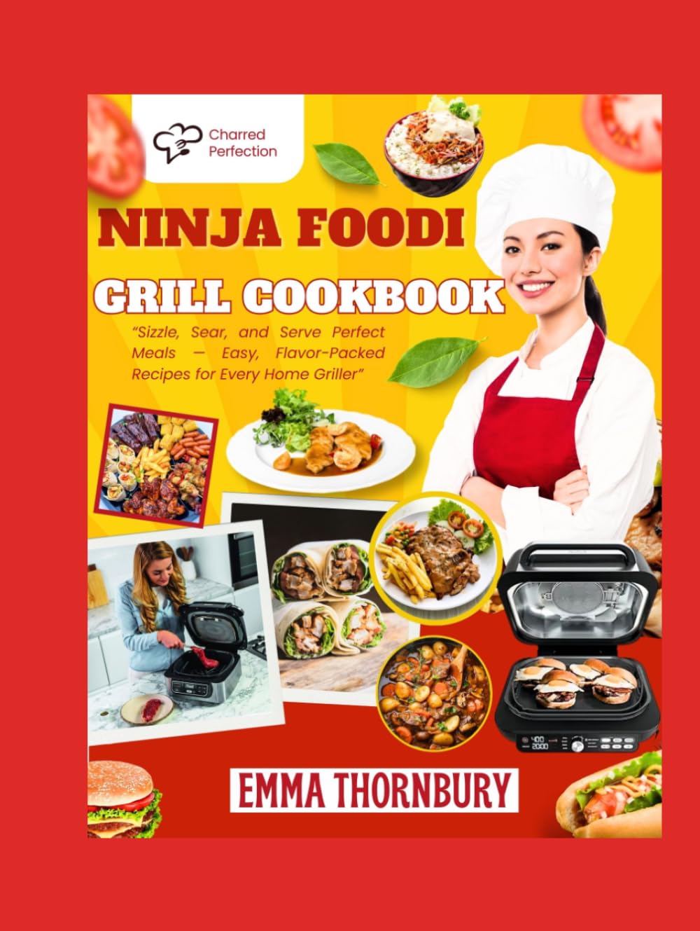 NINJA FOODI GRILL COOKBOOK: The Ultimate Smokeless Indoor Grilling Guide | 330+ Foolproof Recipes for Beginners & Busy Families to Create Restaurant-Quality Steaks, Burgers & BBQ Favorites in Minutes