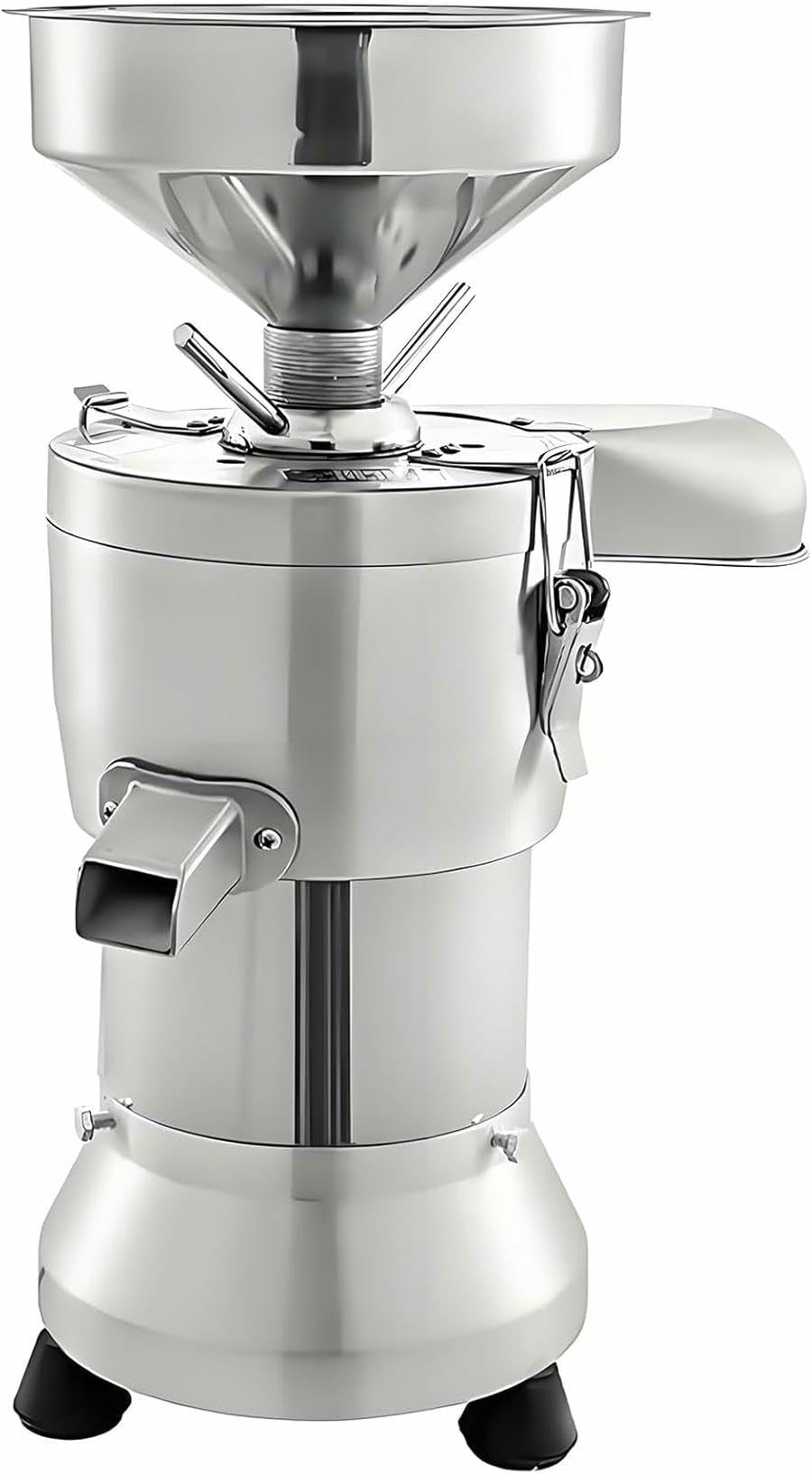 Vyujhnbg Grain Commercial Tofu Pudding Machine,1100W Soybean Milk Machine With Slag Separation, 25Kg/H Stainless Steel Automatic Soy Milk Grinder