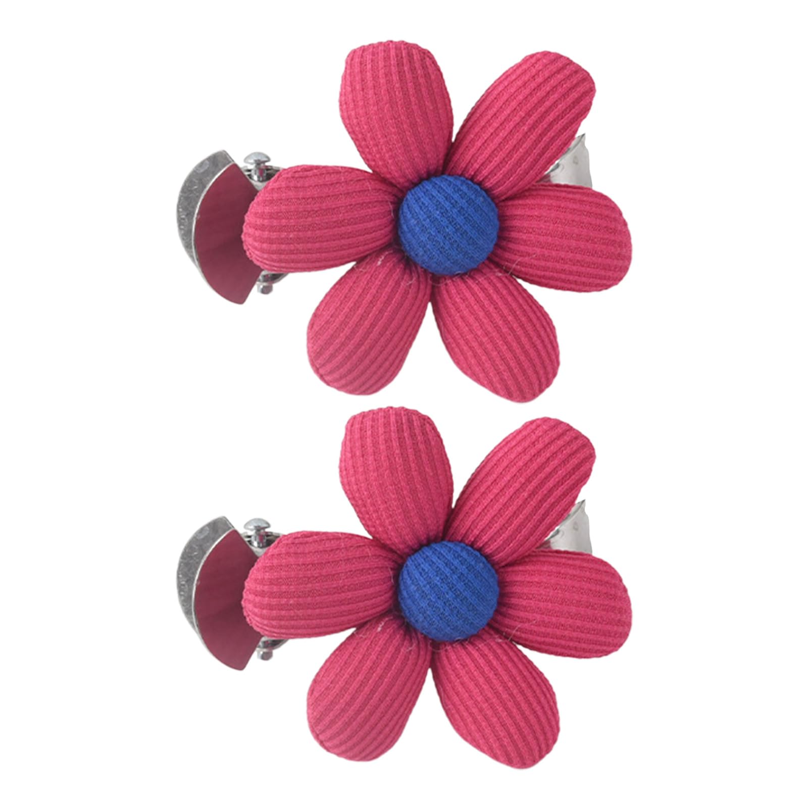 Pyasuye Of 2 Colorful Flower Curtain Clips Modern Decorative Tiebacks Clasps Buckles Window Drape Holders Clamp Decors Window Drapery Clamps