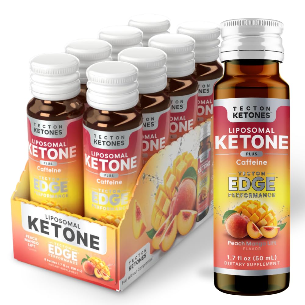 Tecton Ketones - Bioidentical Exogenous Ketones Supplement, D-BHB Focus & Clarity Endurance Training Shots - Clean Energy Shot with Electrolytes for Hydration + 10g Ketone, Caffeine Free, 8ct Berry — Amazon image 10