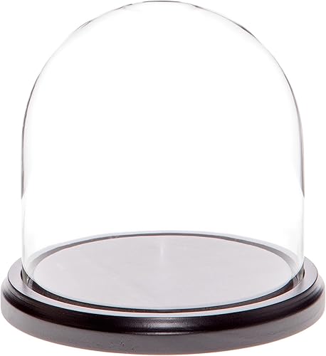 Miniatura 2 de Plymor Cúpula de cristal de 5.5" x 5.5" (base de chapa de madera negra)