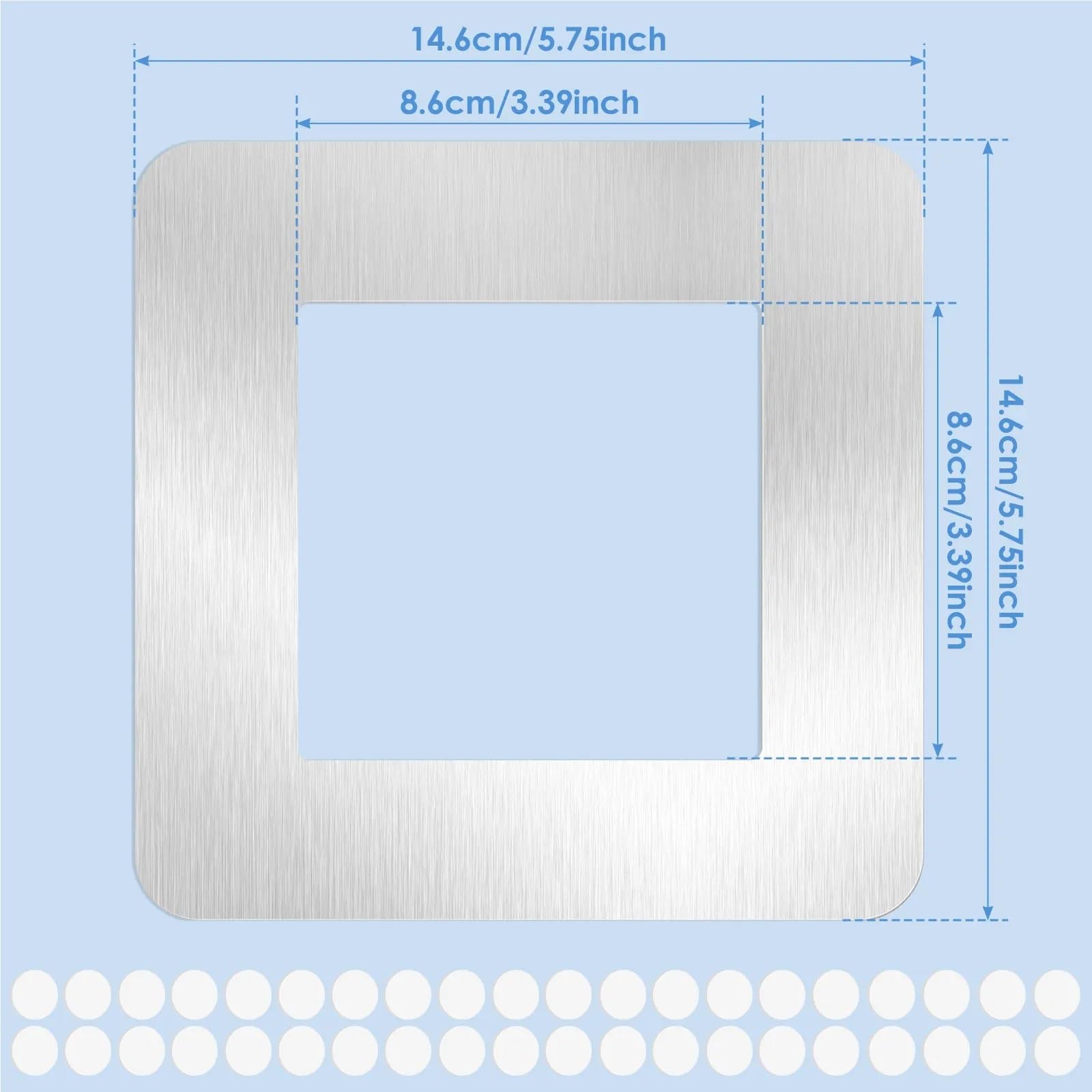 10 Stück Lichtschalter-Abdeckplatten, dekorative Lichtschalter-Surround-Abdeckung, Lichtschalter-Surround-Aufkleber Für Wohnzimmer