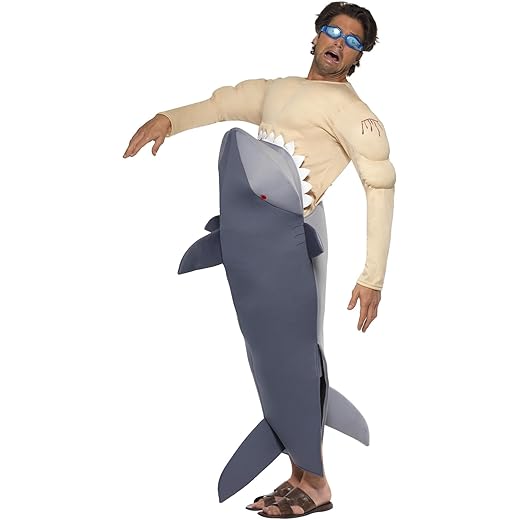 Generique - Jaws costume for men