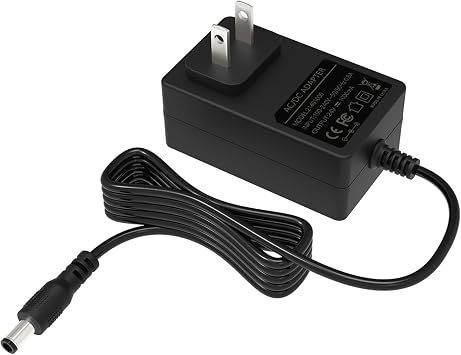 for Govee 24V Corner Floor Lamp Power Supply Cord, for Govee LED Lights 16 Million DIY Colors H6076 H6078 Room Floor Lamp Power Adapter
