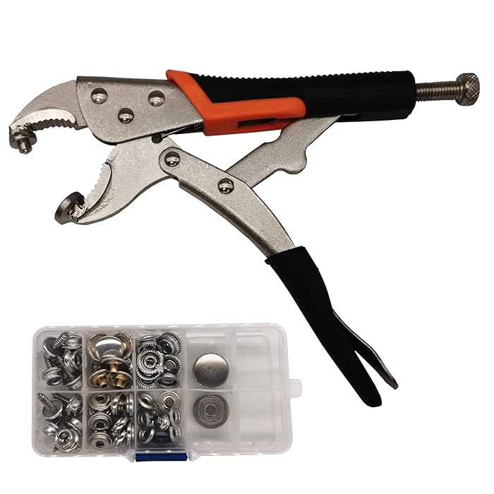 Buy HeavyDuty Snap Setter Fastener Pliers Snap Tool Kit ViceGrip Tool