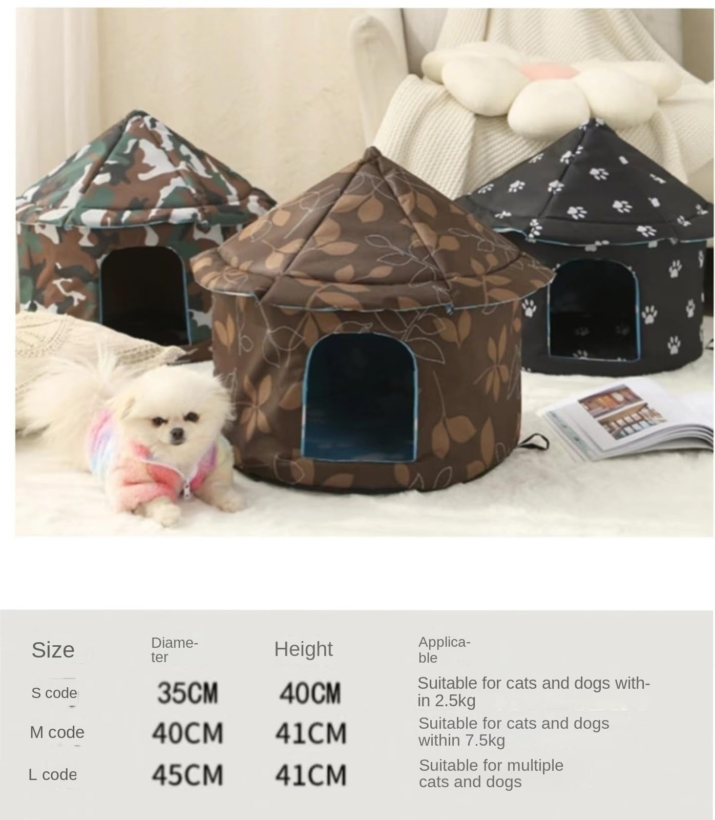 Cuccia Per Gatti Esterna Impermeabile - Isolata, Pieghevole, Per Inverno (Taglia S, Fino A 5 Kg) - Foto 10