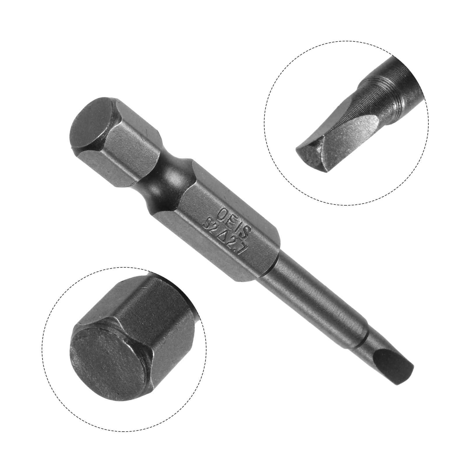 HARFINGTON 5pcs TA1.8-TA3 Triangle Screwdriver Bit 1/4