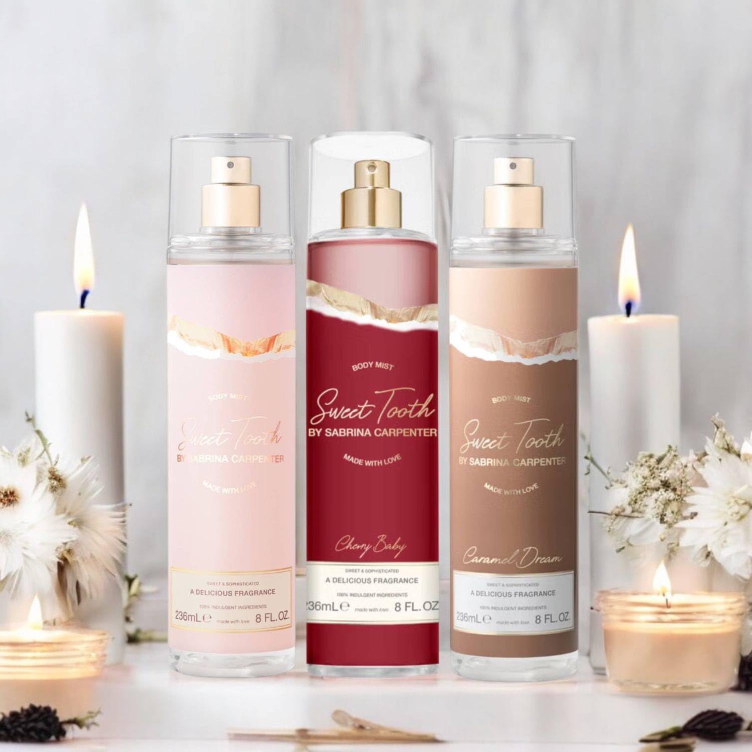 Sabrina Carpenter Sweet Tooth perfumowana woda do ciała dla kobiet różne zapachy 236 ml (zestaw)