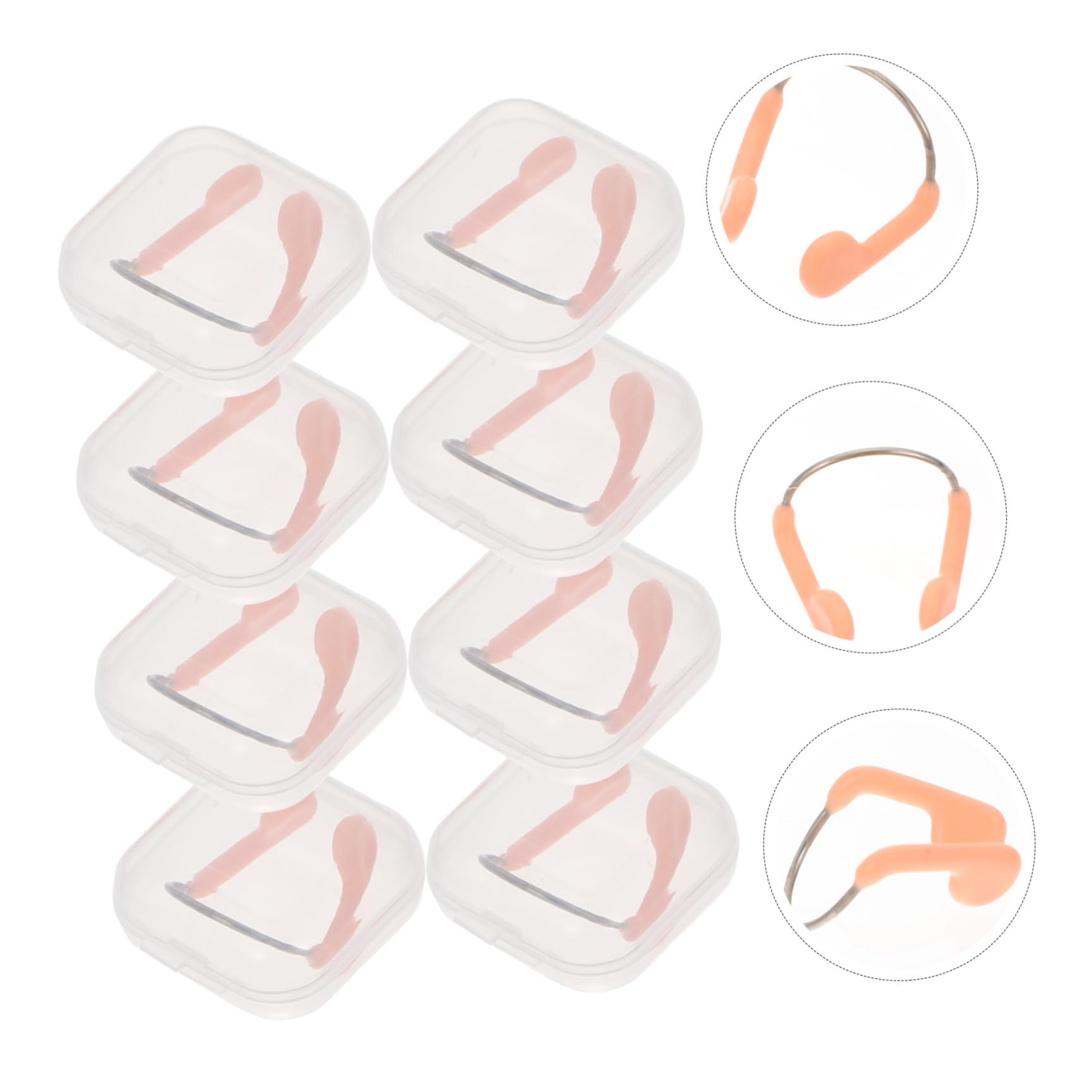 YARNOW 2 Tapones para La Nariz con Clip para La Nariz para Nadar para Adultos Tapones para La Nariz para Nadar para Niños Clip De Natación Soporte para La Nariz para Nadar Surf