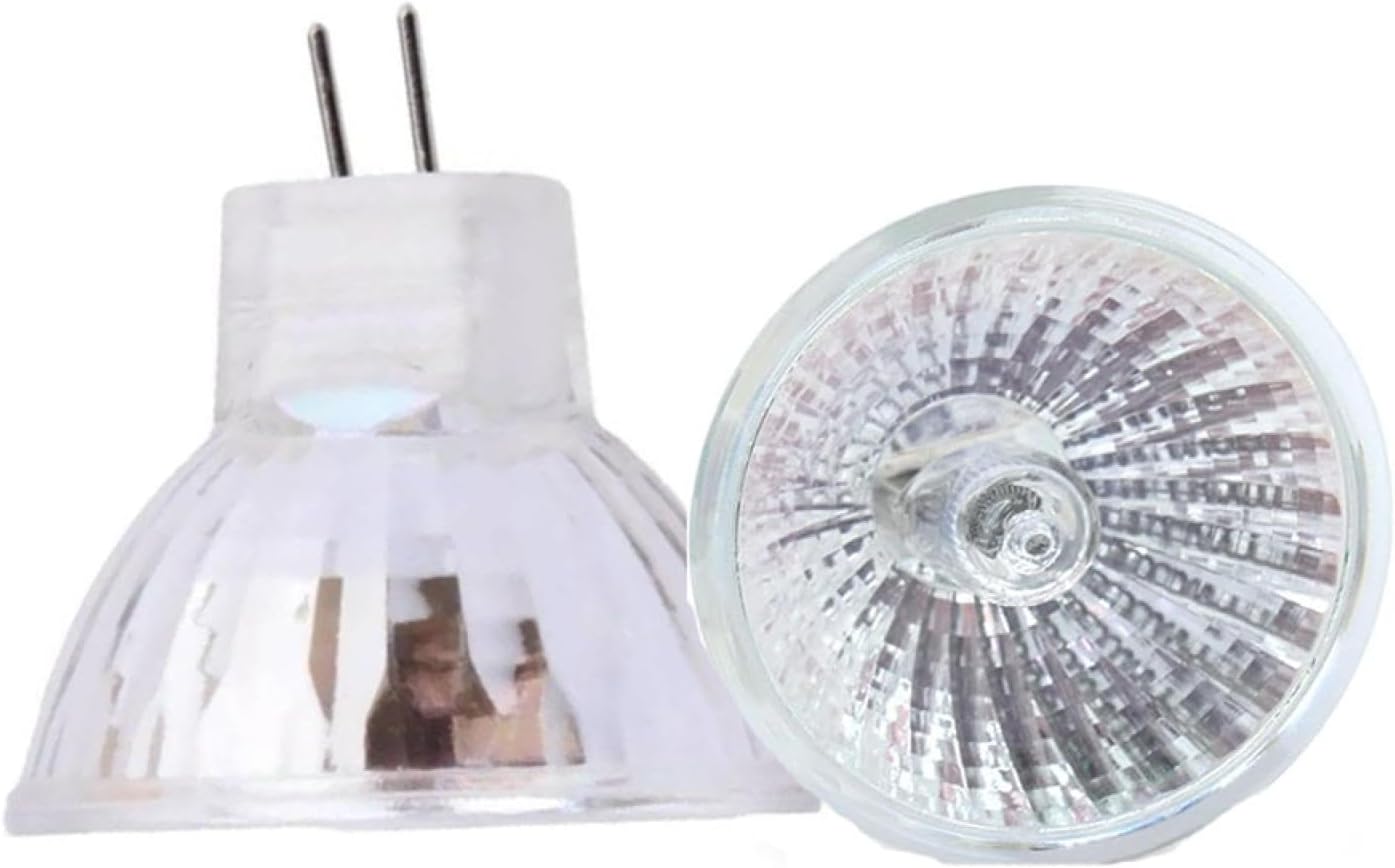 MR11 20W 12V Halogen Spotlight Bulb MR11 12V 35W GU4 Reflector Spot Lamp Dimmable for Landscape, Accent, Track Lights, Fiber Optics Warm White 5PC 35W