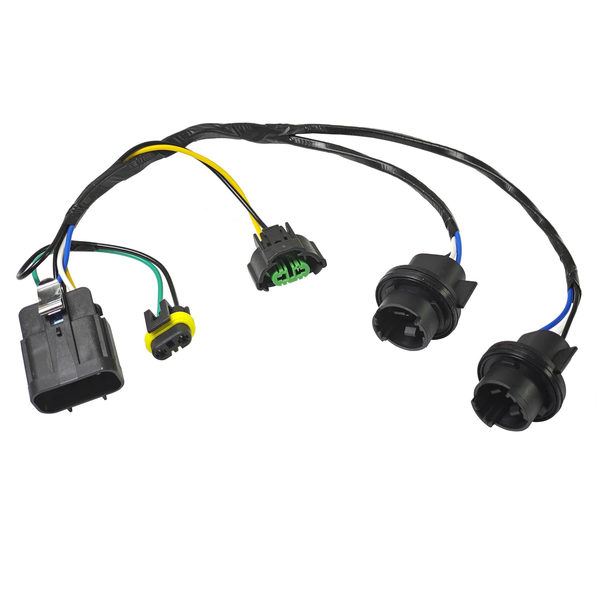 Headlight Wiring Harness 645-745 Compatible with 2008-2014 Chevy Silverado 1500 2500HD 3500HD Replaces 15841609 25962806