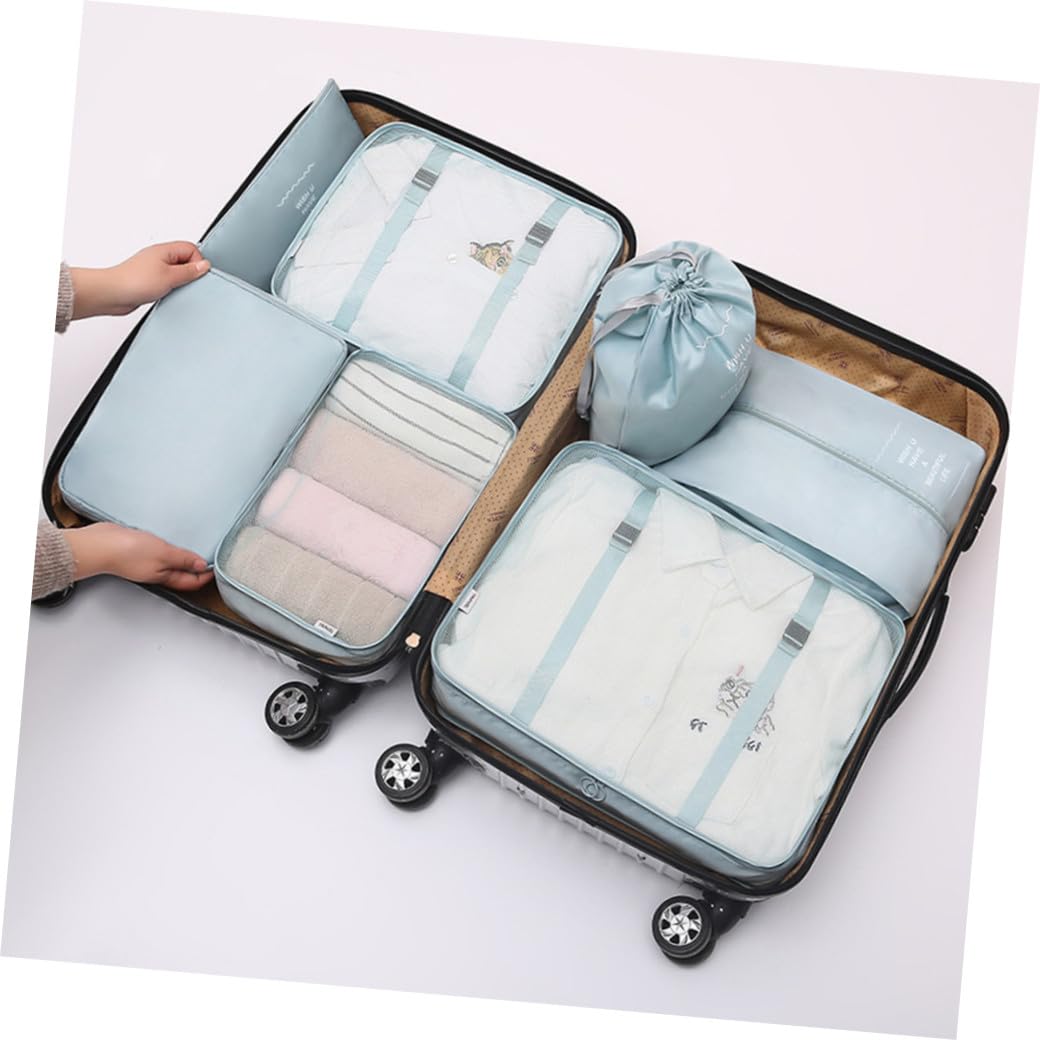 Uonlytech Porta Indumenti da Viaggio Borse Organizer Buste per Vestiti Custodie Intima Borse Articoli Toeletta Cosmetici Viaggio Viaggi Cerniera Chiusura Organizzazione Pratica